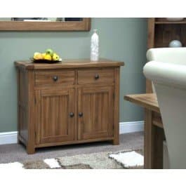 Homestyle GBRustic Style Oak Small Sideboard
