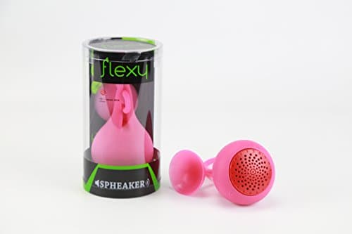 Flexy - Wireless Bluetooth Water Resistant Multi Purpose Speaker for Shower, Bike anywhere you go (Pink)