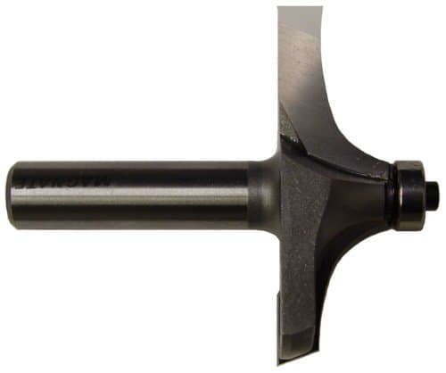 Magnate 4601 Table Top Edge Router Bits - Thumbnail Profile; 3/4" Cutting Height; 1" Cutting Depth