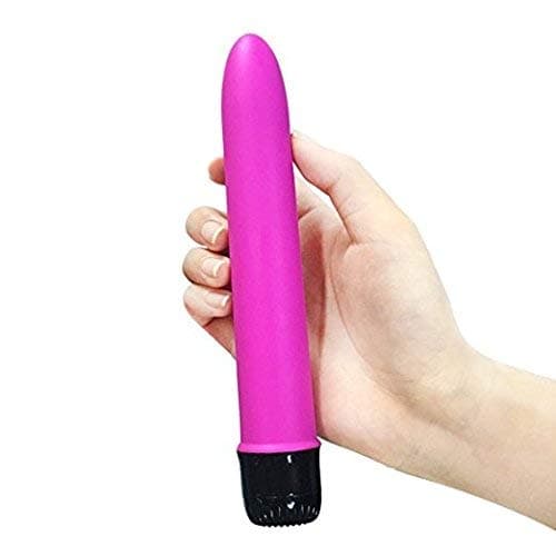 7" Personal Handheld Multi-Speed Waterproof Powerful Bullet Wand, Rose Red