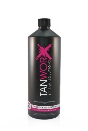 Tanworx Rapid 2 Hour Spray Tan Worx Solution Tanning Solutions Lotion Litre