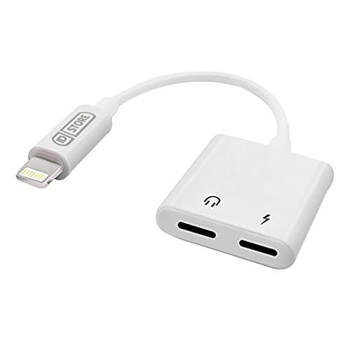 IDStore iPhone 7 / 7 Plus 8 / 8 Plus, iPhone X Charger Splitter | Dual Lightning Adapter to Support Music & Charging | Compatible with 11 &10.3 iOS Version