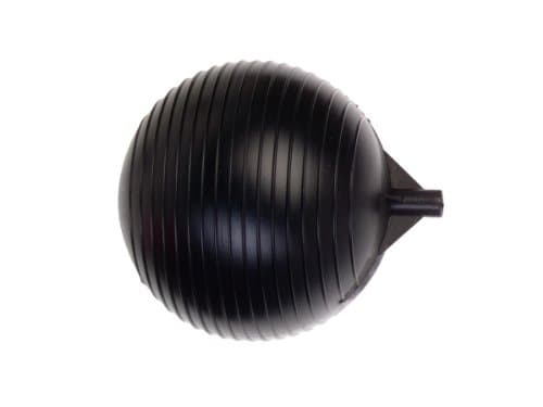 Kerick Valve PF06 Polyethylene Sphere Float Ball, 6" Diameter, 6" Length, 1/4" Female Thread