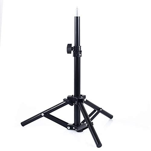 Goodjobb Adjustable Tripod Stand Dimmable Ring Light Height Light Stand Camera Smart Phone YouTube Video Shooting Photography Lighting Phone Holder