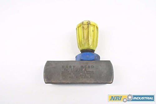 DELTROL EDF 30 B EASY READ BRASS 1/2 IN NPT FLOW CONTROL HYDRAULIC VALVE D547402