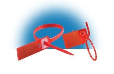 Tegracheck Pull-Up Security Seals 175mm Knurled Tail Sequentially Numbered by Xtegra