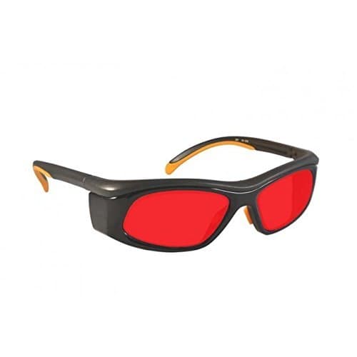 Laser Safety Glasses - Argon Alignment 3 Filter - Black/yellow Plastic Frame - 50/33-19-142