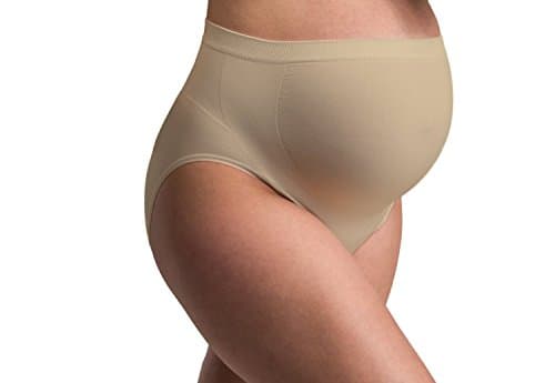 ElephANT Maternity Women's Underwear Support Panties (Medium, Beige)