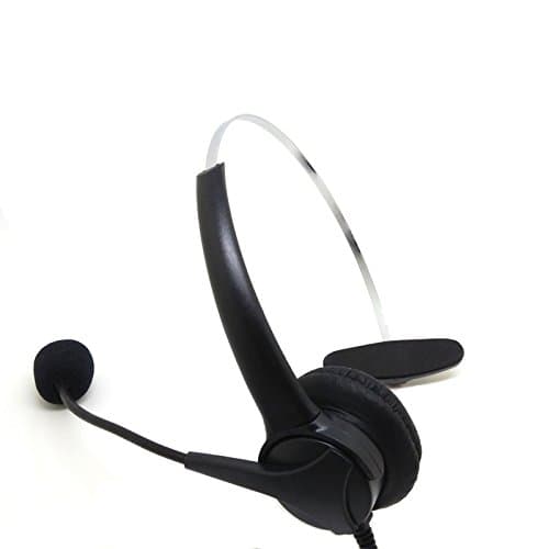 Cqtransceiver Telephone Headset Rj9 Plug Single Sided for Polycom Soundpoint Ip Phone 501 550 600