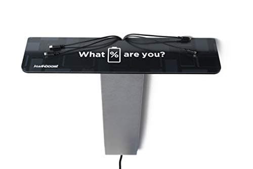 Kwikboost Wall Mount Mini Charging Hub. Station Charges 4 Cell Phones at Full Speed. Great Option Hospital Rooms, Corporate Offices, Waiting Areas, Sports Venues, Libraries & Campuses