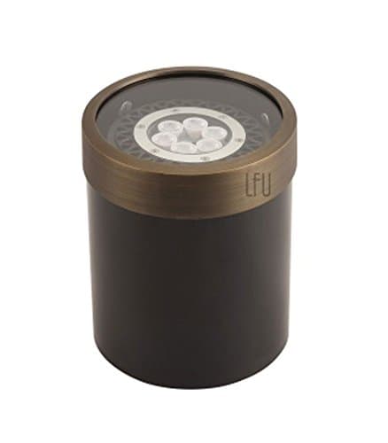 LFU Brass Constructed Well/In-Ground Light Available. Low Voltage. Antique Bronze Finished. (1, Augusta)