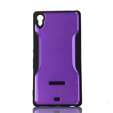 TPU+PC Special Design Bracket Case Back Cover Mixed Color Case For Sony Z1/Z2/Z3/Z4/E4/C4/C5/S50H(M2) ( Color : Golden , Compatible Models : Xperia E4 )