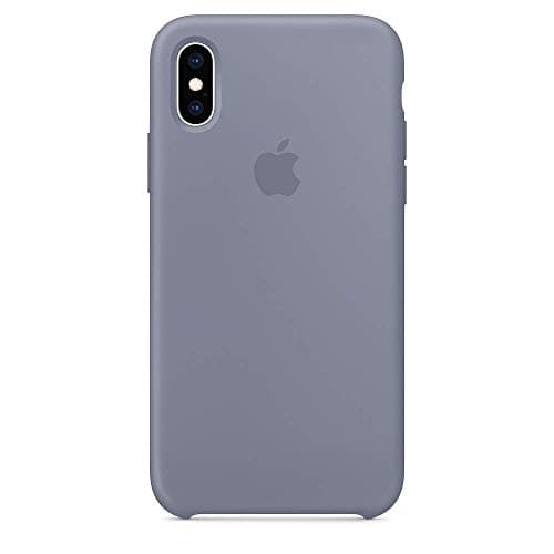 Liquid Silicone Case Compatible with iPhone Xs Max 6.5 inch (2018), Gel Rubber Protection Shockproof Cover Case Drop Protection Case (Lavender Grey)