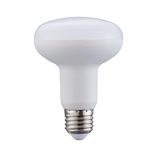 9W LED Not-Dimmable BR25 R25 bulb E26 Soft White 3000k Milky Cover Circular Umbrella Mushroom Lamp 810lm decorative for indoor (1 pack)