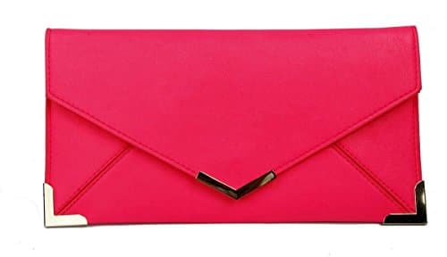 Faux Leather Envelope Bag