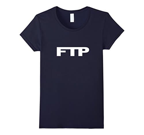 Womens FTP Shirt Small Navy