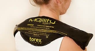 Torex Professional Cold Therapy Flat Pack - Black - Cervical - 21" x 6.5" (widest point)