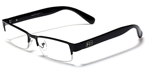 Rectangular Half Frame Reading Glasses Fashion Designer Eyeglasses