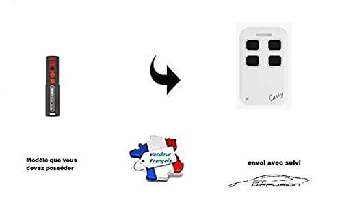 Sommer 4026 TX03 868 2 - replacement remote control WHY EVO 2017 version - multi-frequency 280 to 868 MHz for fixed code and rolling code – for gates, garage doors