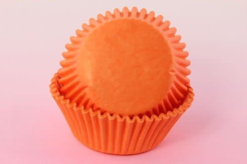Baking Cups Paper, Baking Cups Bulk 500x, 2'' Cupcake Muffin Liners, Baking Cups, Orange, Standard Size