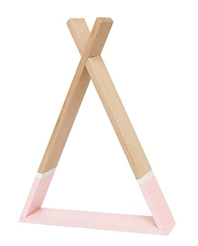 Petit Monkey Tipi Shelf - Baby Pink