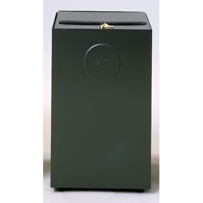 Modified Series 24 Gallon Top Entry Secure Document Receptacle Finish: Slate