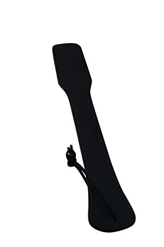 New and Improved - Long Handle 18" Leather Spanking Paddle