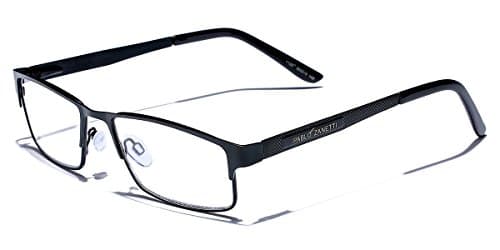 Metal Wire Rim Rectangular Frame Reading Glasses with Spring Hinge Various Strengths and Colors LARGE SIZE
