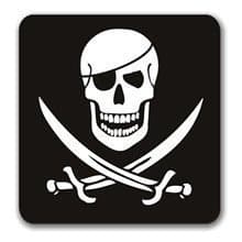 myMagnet Fridge Magnet-Pirate Skull