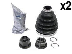 Volvo 2.4L (99-07) C.V. Boot Kit Outer L+R (x2) OEM GKN LOEBRO s-60 s-70 v-70