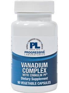 Progressive Labs - Vanadium Complex w/ Cinnulin PF 90c by Progressive Labs