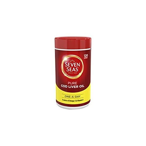 (12 PACK) - Seven Seas Cod Liver Oil One-A-Day Capsules | 120s | 12 PACK - SUPER SAVER - SAVE MONEY