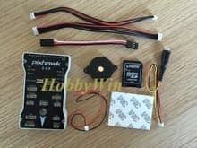 Rc PX4 Autopilot PIX 2.4.8 32 Bit Flight Controller with Safety Switch and Buzzer and Free I2C Splitter Expand Module