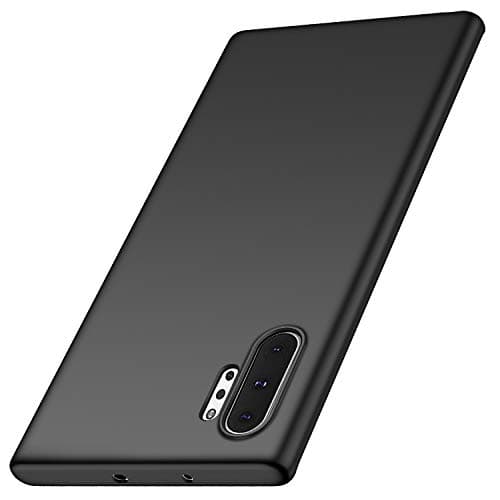 Kqimi Case for Samsung Galaxy Note10 Plus [Ultra-Thin] Premium Material Slim Full Protection Cover for Samsung Galaxy Note10+/Note10 Plus 2019(Black)