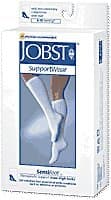 SENSIFOOT SUPPORT SOCKS,WHITE KNEE HIGH,SMALL 1/PR