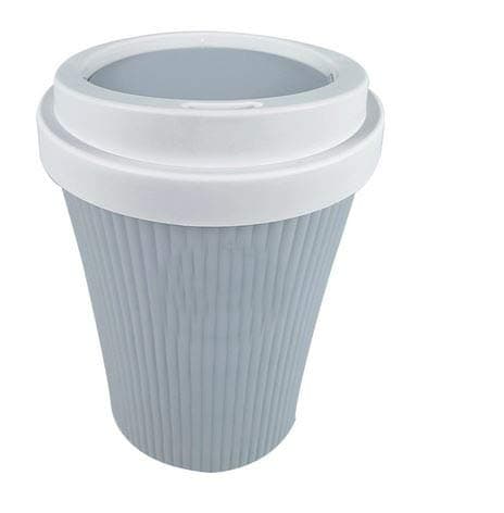 sagrach Plastic Tiny Cup Shape Desktop Dustbin for Office Use, 1pc (Assorted Color)