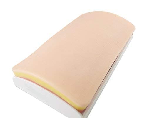 Laplay Suture Training Pad featuring Artificial Skin with 5 Layers of Durable silicone and Base 8.66'5.91'1.57'inches