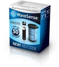Wavesense Presto Test Strips - Glucose Test Strips The Wavesense Presto Test Strips 2 Boxes of 50 are for use with the Wavesense Presto Blood Glucose Monitoring System only, and provide fast, accurate results. Give your fingertips a rest with alternate site testing and small sample sizes!