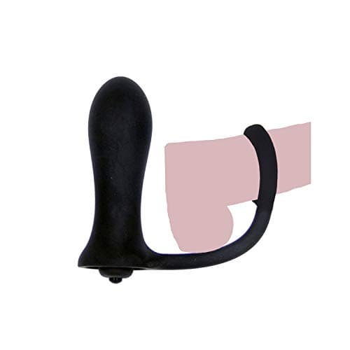 Silicone Strap on Ring Rooster Ring Insert Stick Insert Blockage Delayed E-jà-cùlàtion Happy Toys for Men,Single Frequency