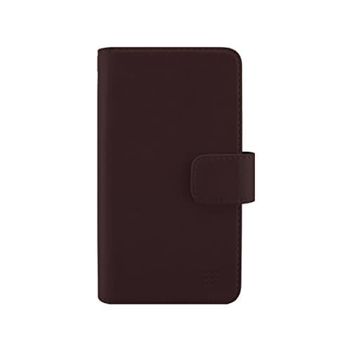 CLEARFIT iPhone 6/6s double wallet diary leather case Dark Choco