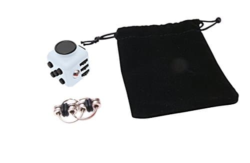 Zen Monkey Fidget Bundle Includes Fidget Cube and Chain Toys - Perfect For ADD, ADHD, Anxiety, and Autism - Adults &amp; Children