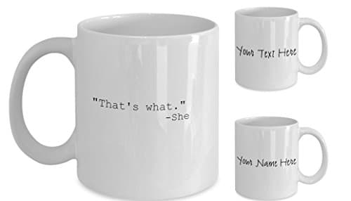 Personalized White Custom Mug - Personalized Mugs with Text that Allow You to Design Your Own Mug