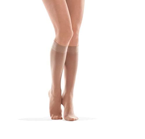 Knee Socks with Compression/Compression Socks/Unisex 16-18 mmHg (1 Class Medical) X-Small Beige