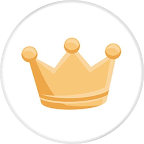 Multi-Function Holder,Amstand Expanding Stand Pop Grip Mount Socket For all Smartphones and tablet devices, Fashion Air Sac Cell Phone Holder (Musical.ly Muser Crown White)