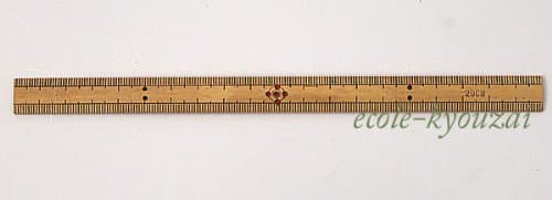 Bamboo ruler (20cm) 20 pcs set (japan import)