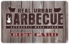 Real Urban Barbecue Gift Card