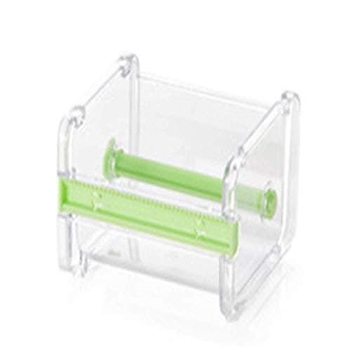 Multi-Function Transparent Desktop Tape Dispenser Slip