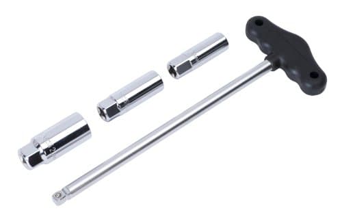 SealeyAk6550 T-Bar and Rubber Insert Spark Plug Socket Set 4Pc 3/8Sq Drive