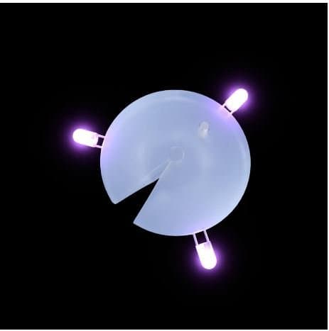 Pink Sparkle Collar - LED Balloon Light (5 ct)