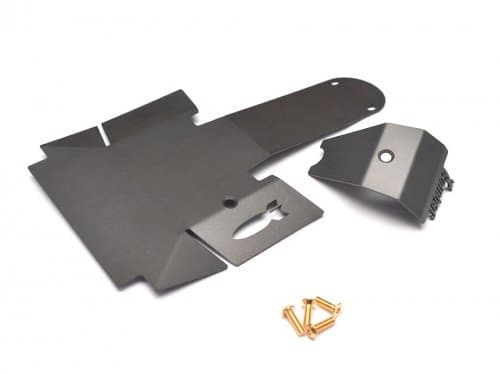 Team DC #DC/DC-50121 Chassis Protector for RR10 Matt Black for Axial RR10 Bomber